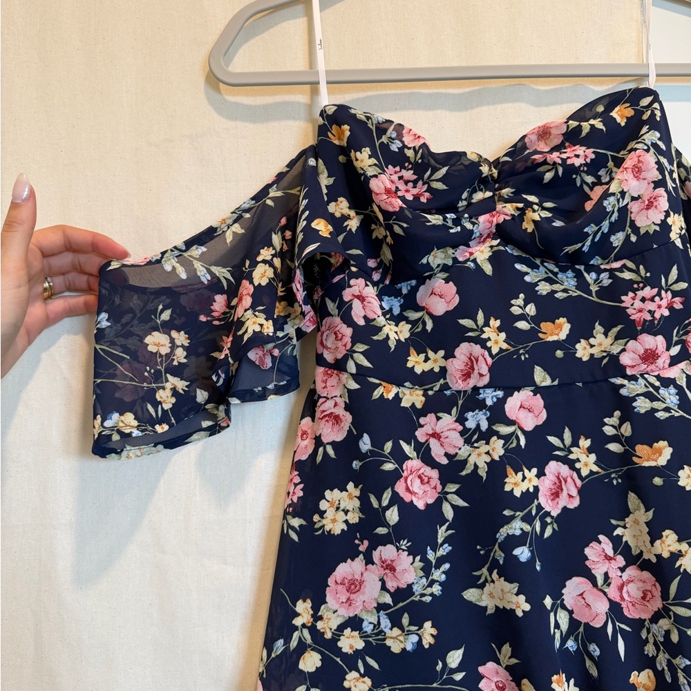 Lulus Floral Tiered Maxi Dress